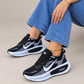 TENIS ZOOMX DAMA negro con blanco